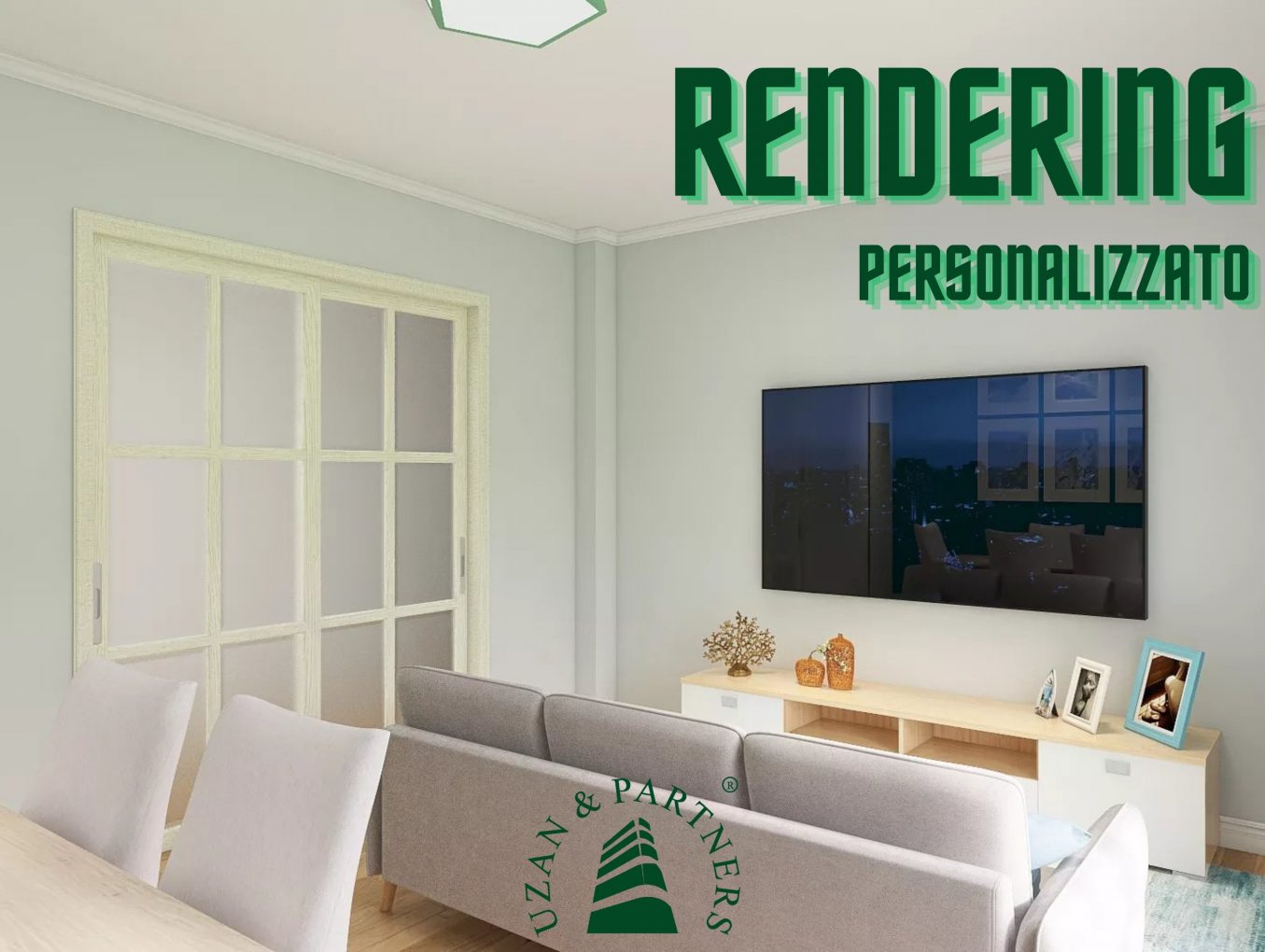 PISTA DI LANCIO DEL RENDER/RENDERING 3D